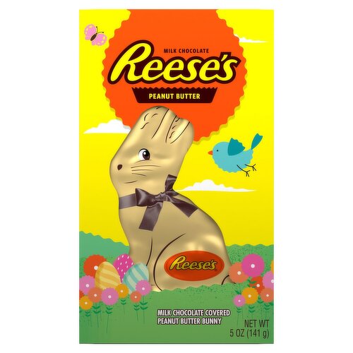 Reese's Milk Chocolate Covered Peanut Butter Bunny, 5 oz