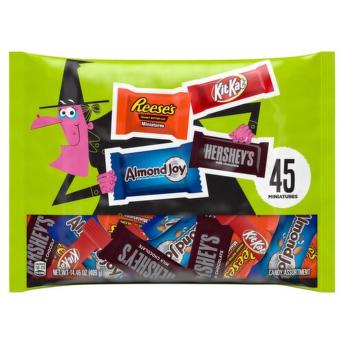 Hershey's Miniatures Candy Assortment, 45 count, 14.46 oz