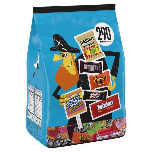 Hershey Assorted Flavored Halloween Candy Bulk Bag, 85.89 oz