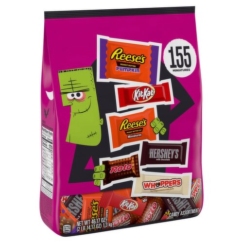 Hershey Miniatures Candy Assortment, 155 count, 46.17 oz