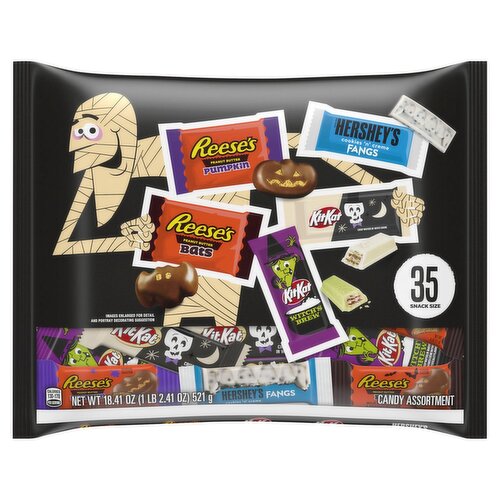 Hershey Snack Size Candy Assortment, 35 count, 18.41 oz