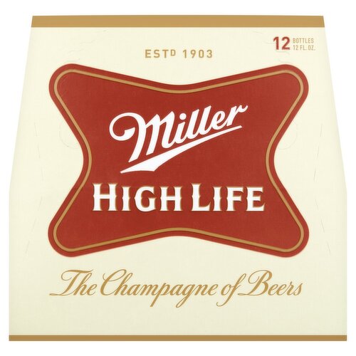 Miller High Life Beer, 12 fl oz