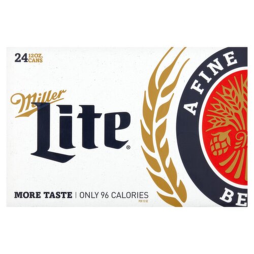 Miller Lite Beer, 24 count, 12 oz