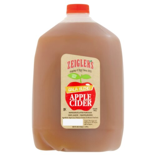 Zeigler's Gala Blend Apple Cider, 128 fl oz