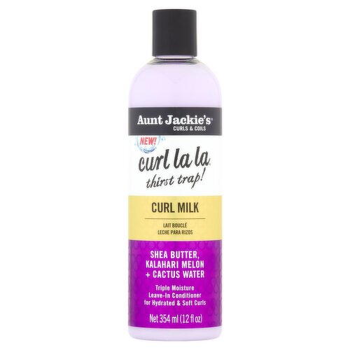 Aunt Jackie's Curl La La Thirst Trap Curl Milk, 12 fl oz