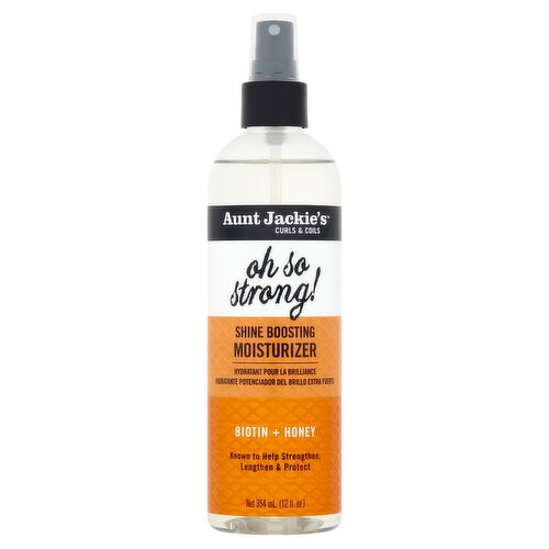 Aunt Jackie's Biotin + Honey Shine Boosting Moisturizer, 12 fl oz