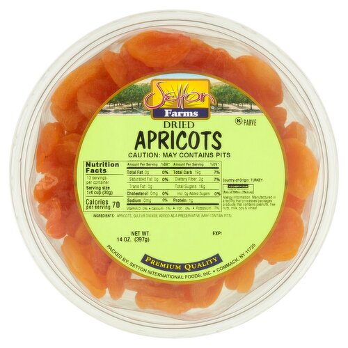 Setton Farms Dried Apricots, 14 oz