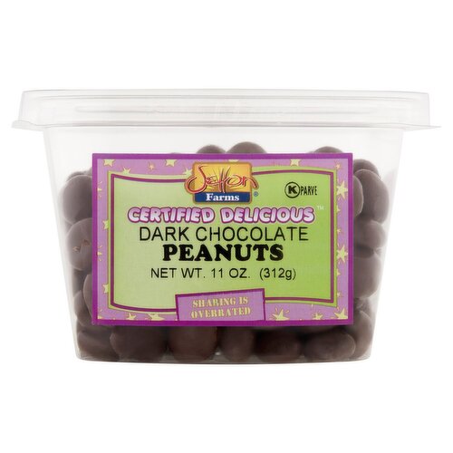 Setton Farms Dark Chocolate Peanuts, 11 oz