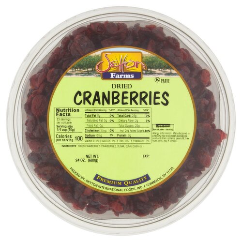 Setton Farms Dried Cranberries, 24 oz