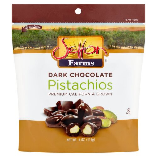 Setton Farms Dark Chocolate Pistachios, 4 oz