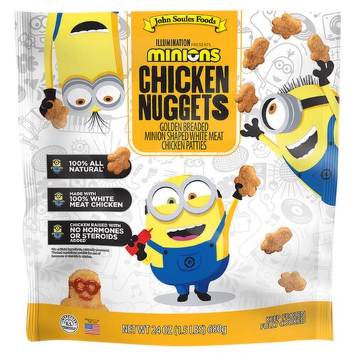 John Soules Foods Minions Chicken Nuggets, 24 oz