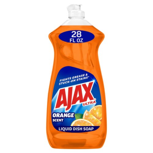 Ajax Ultra Orange Scent Triple Action Dish Liquid, 28 fl oz