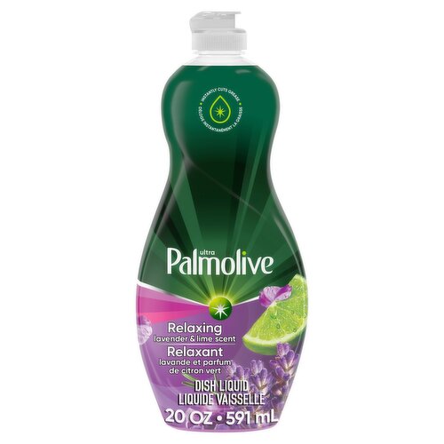 Palmolive Ultra Relaxing Lavender & Lime Scent Dish Liquid, 20 fl oz