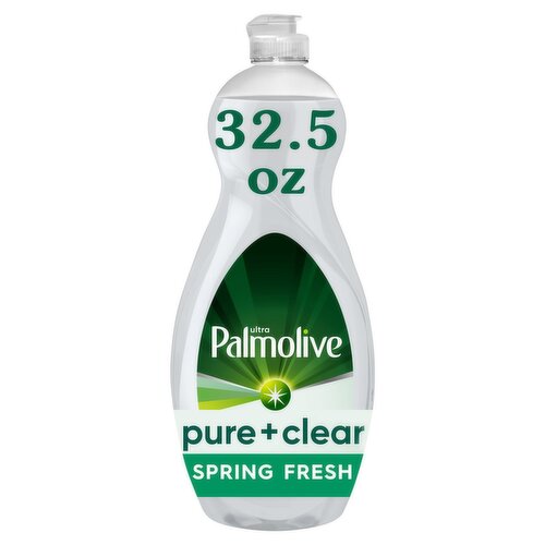 Palmolive Ultra Pure + Clear Spring Fresh Dish Liquid, 32.5 fl oz