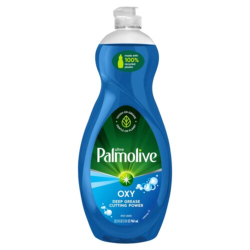 Palmolive Ultra Dishwashing Liquid Dish Soap, Oxy Power Degreaser - 32.5 Fluid Ounce