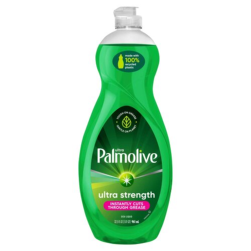 Palmolive Ultra Dishwashing Liquid Dish Soap, Ultra Strength Original- 32.5 Fluid Ounce