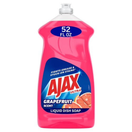 Ajax Ultra Grapefruit Scent Deep Cleaning Action Dish Liquid, 52 fl oz