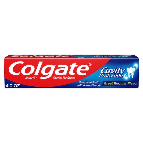 Colgate Cavity Protection Anticavity Fluoride Toothpaste, 4.0 oz