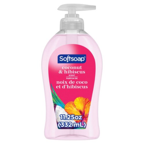 Softsoap Coconut & Hibiscus Scent Moisturizing Hand Soap, 11.25 fl oz