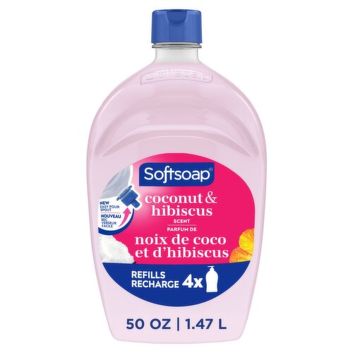 Softsoap Coconut & Hibiscus Scent Moisturizing Hand Soap, 50 fl oz