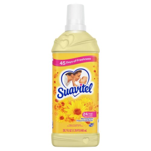 Suavitel Fabric Softener, Morning Sun Scent - 28.7 fluid ounce