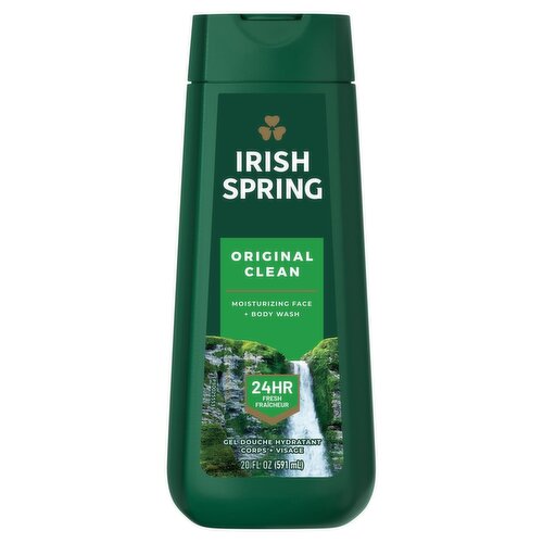 Irish Spring Original Clean Body Wash for Men, 20 Oz