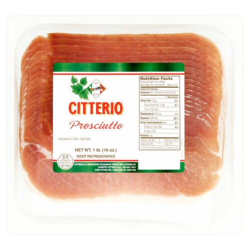 Citterio Proscuitto, 1 lb