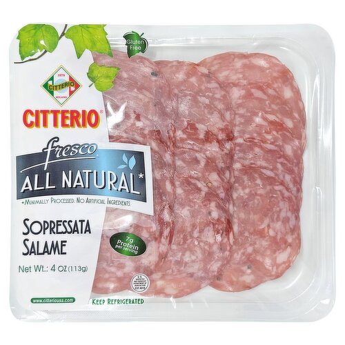 Citterio Fresco Sopressata Salame, 4 oz