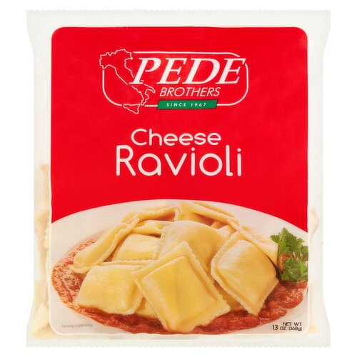 Pede Brothers Cheese Ravioli, 13 oz