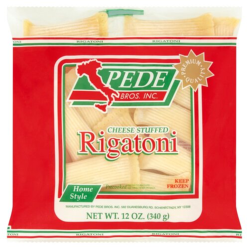 Pede Home Style Cheese Stuffed Rigatoni Pasta, 12 oz