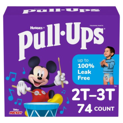 Huggies Pull-Ups Training Pants, 2T-3T, 16-34 lbs, 74 count