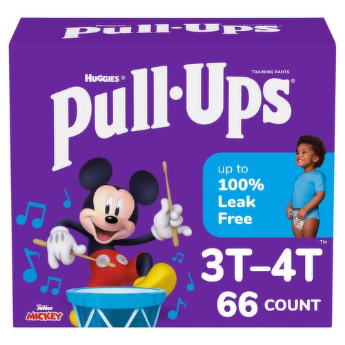 Huggies Pull-Ups Training Pants, 3T-4T, 32-40 lbs, 66 count