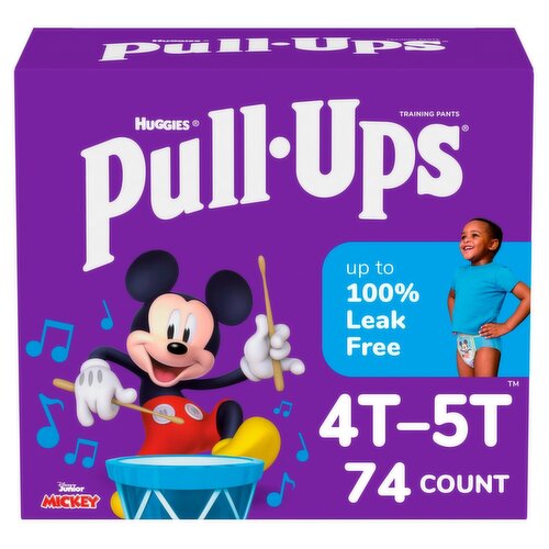Huggies Pull-Ups Training Pants, 4T-5T, 38-50 lbs, 74 count