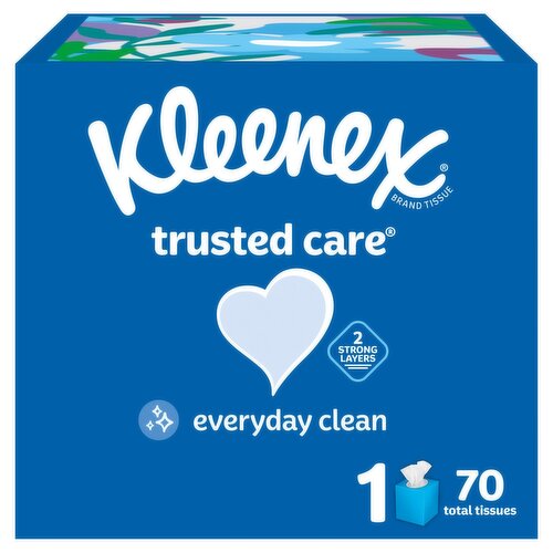 Kleenex Trusted Care 2-Ply Tissues, 70 count