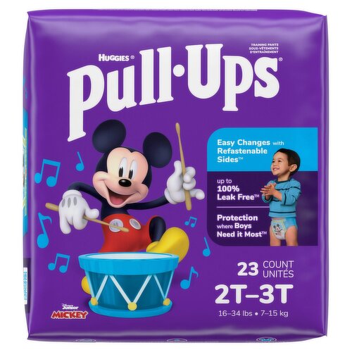 Huggies Pull-Ups Training Pants, 2T-3T, 16-34 lbs, 23 count