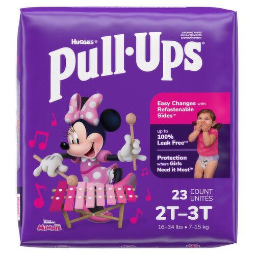 Huggies Pull-Ups Training Pants, 2T-3T, 16-34 lbs, 23 count