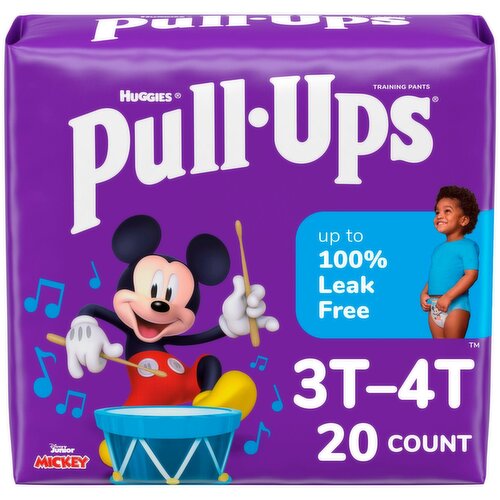 Huggies Pull-Ups Training Pants, 3T-4T, 32-40 lbs, 20 count