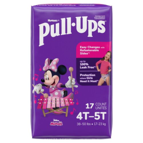 Huggies Pull-Ups Training Pants, 4T-5T, 38-50 lbs, 17 count