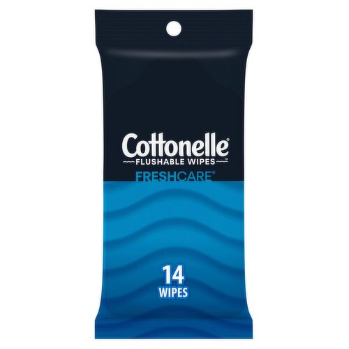 Cottonelle Freshcare Flushable Wipes, 14 count