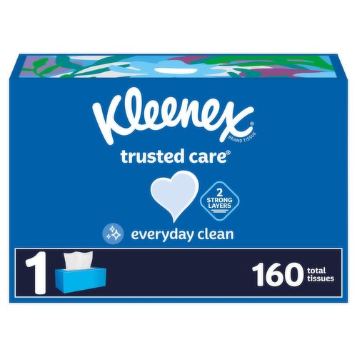 Kleenex Trusted Care 2-Ply Tissues, 160 count
