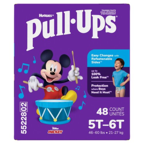 Huggies Pull-Ups Training Pants, 5T-6T, 46-60 lbs, 48 count