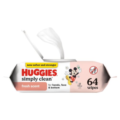 Huggies Simply Clean Fresh Scent Wipes, 64 count