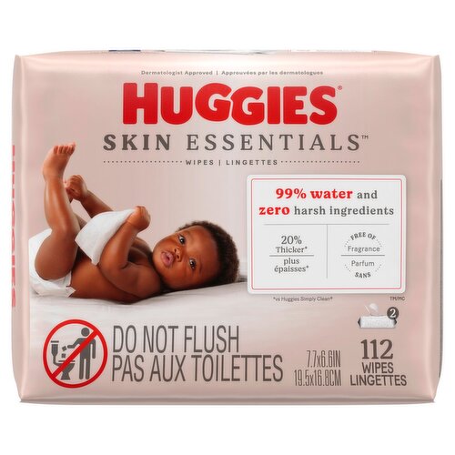 Huggies Skin Essentials Wipes, 112 count