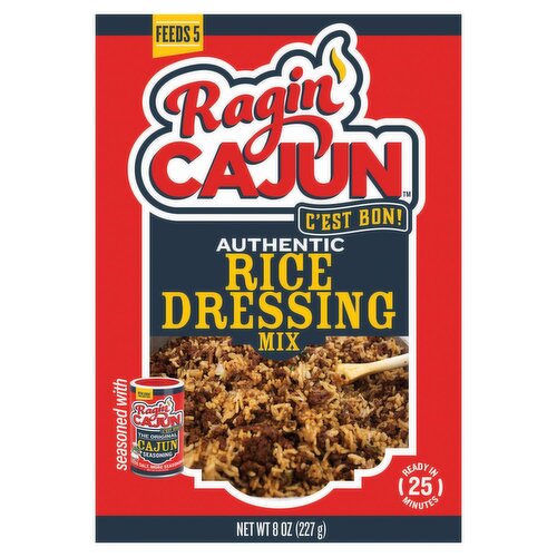 Ragin' Cajun Authentic Rice Dressing Mix, 8 oz