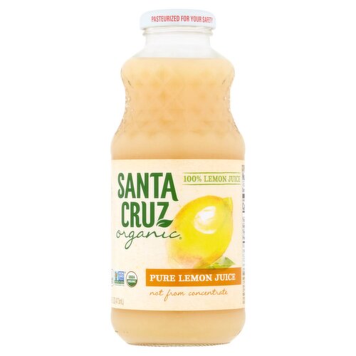 Santa Cruz Organic Pure Lemon Juice, 16 fl oz