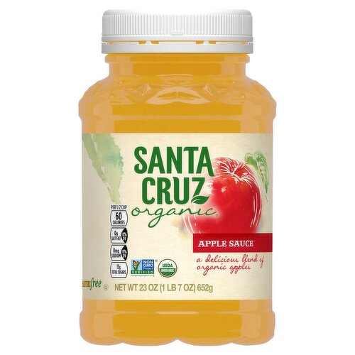 Santa Cruz Organic Apple Sauce, 23 oz