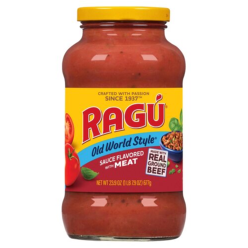 Ragú Old World Style Sauce Flavored with Meat, 23.9 oz