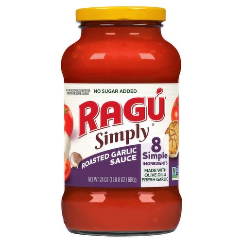 Ragú Simply Roasted Garlic Sauce, 24 oz