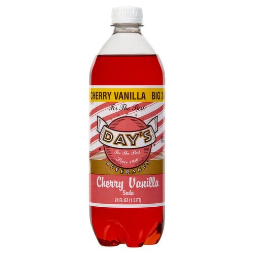 Day's Cherry Vanilla Soda, 24 fl oz