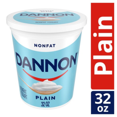 Dannon Plain Nonfat Yogurt, 32 oz